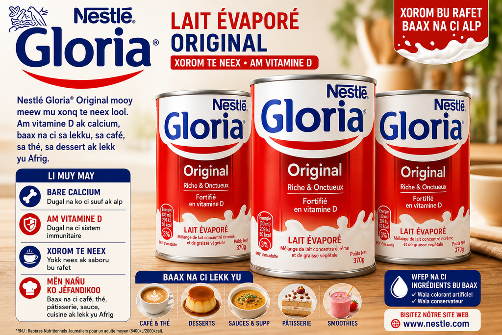 3x370g - Nestlé Gloria Original Evaporated Milk