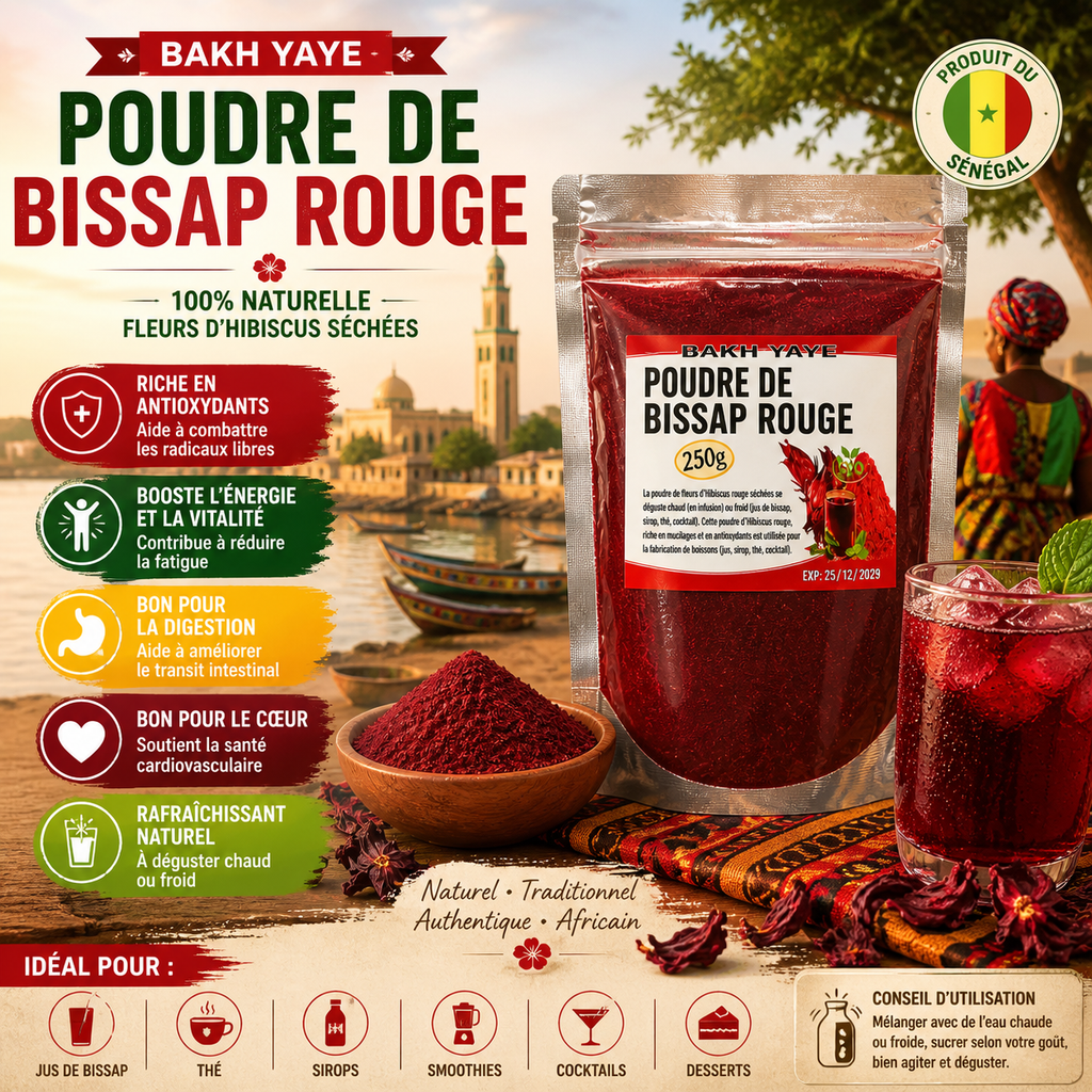 Red Bissap Powder 250g